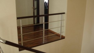 Поручні для сходів з алюмінію з круглим профілем колір срібло