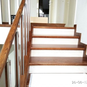 Перила алюминиевые профиль квадрат цвет серебро