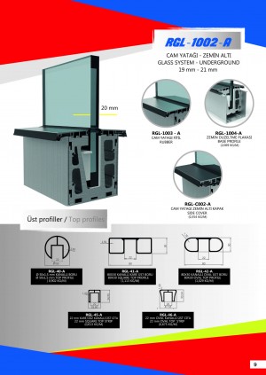 Цільноскляна огорожа RGL-1002-А