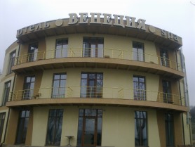 Поручні для балкона з алюмінію з круглим профілем золотого кольору