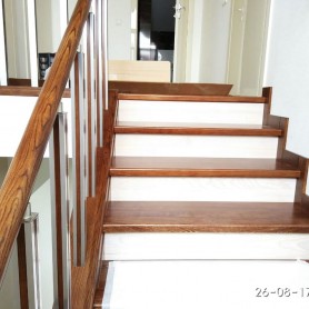 Поручні алюмінієві профіль квадрат колір срібло