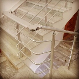 Поручні алюмінієві овал