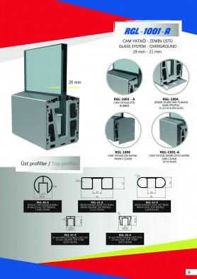 Цілісноскляна огорожа RGL-1001-А