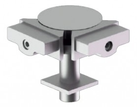 60х25 кут квадратний (по горизонталі) на стійку	