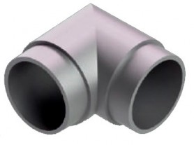 поворот поручня 90° Ø50