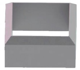 40х40 фланець (квадрат)	