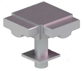 60х25 квадратний кут на стійку	